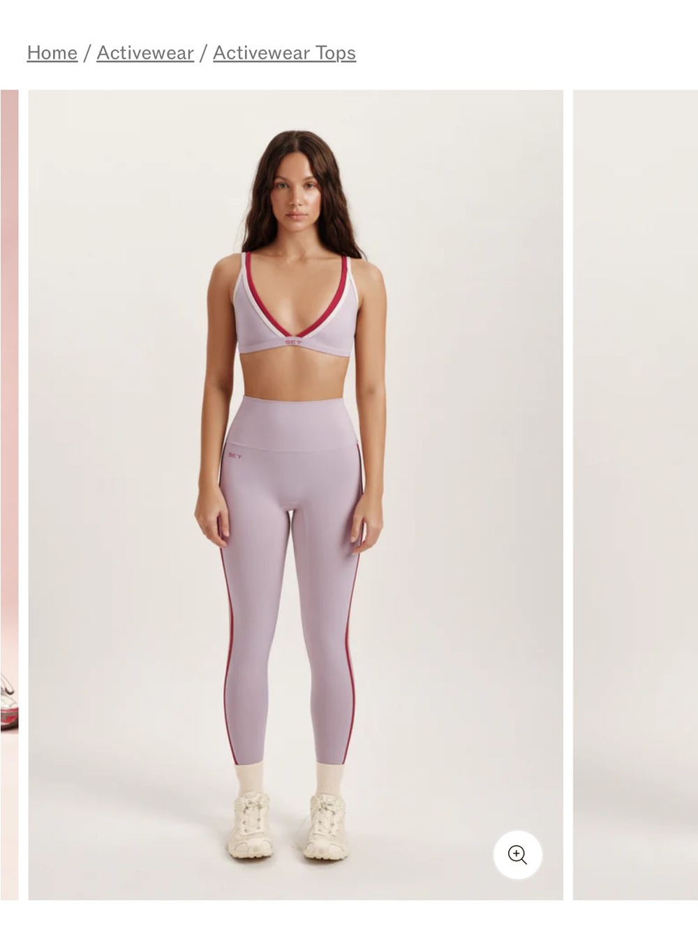SET Active Sonnet LUXFORM Layered Triangle Bra and Lux Duo Leggings set